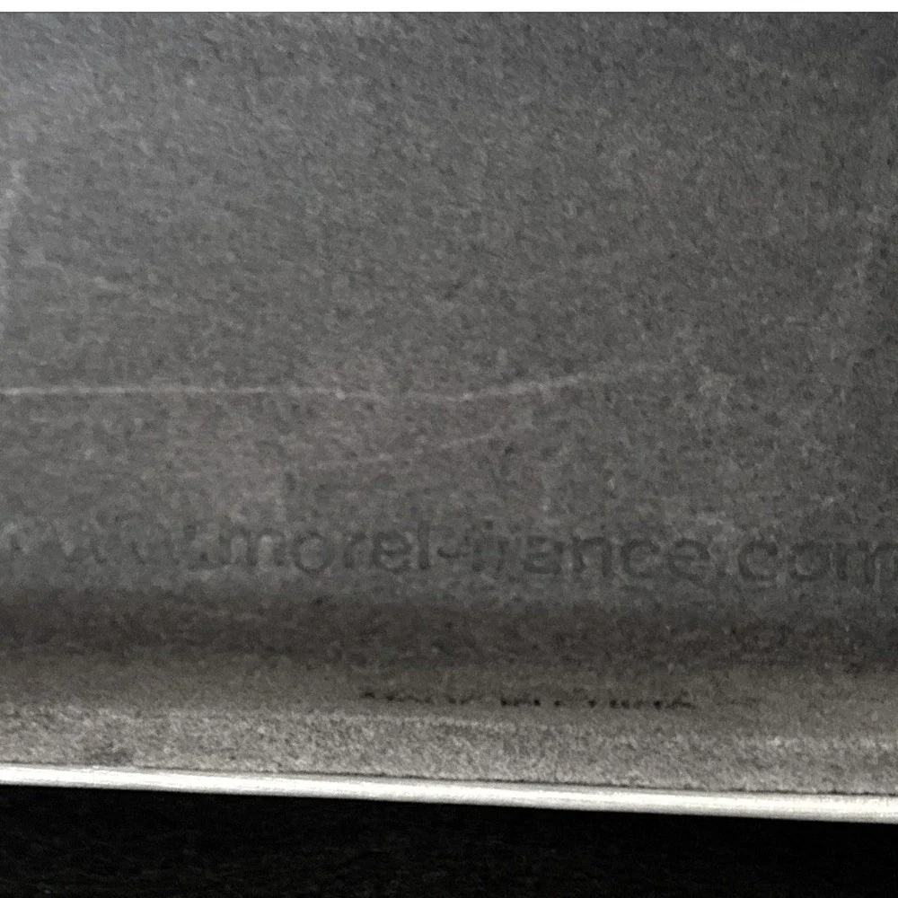 MOREL Lightec Designer Eyeglasses Hard Storage Clamshell Case Silver‎ EUC
